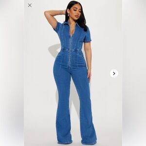 Denim jumpsuit